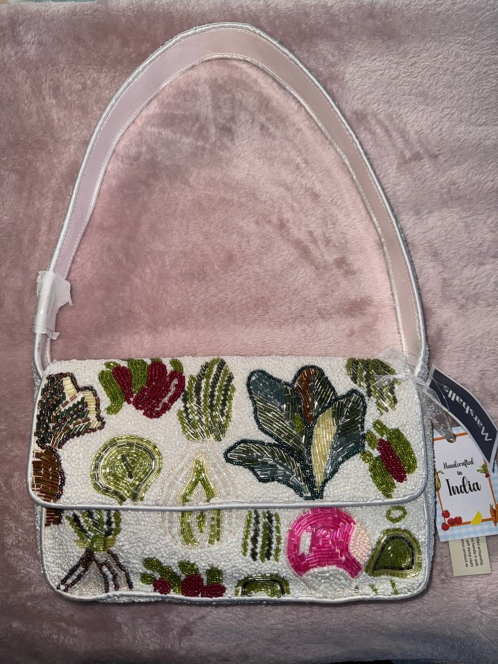Viral beaded bag vegetables NWT - Picture 4 of 9